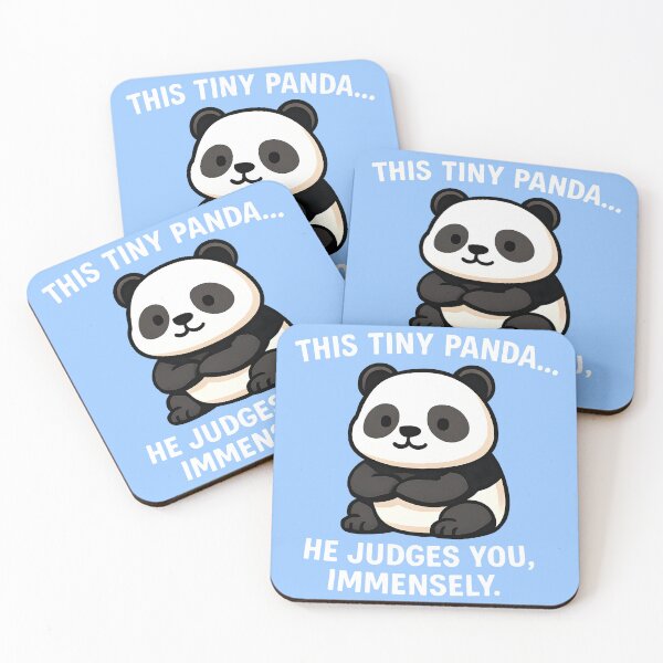Item preview, This panda... he judges you. designed and sold by TSQ.