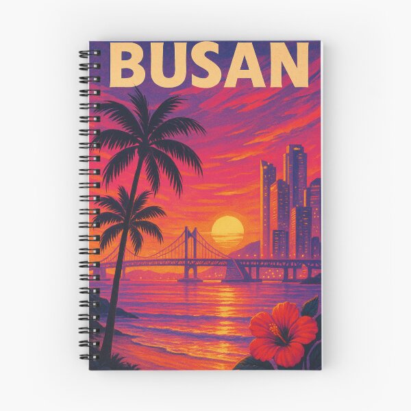 Item preview, Busan South Korea Gwangalli Beach and Gwangan Bridge Sunset Skyline View designed and sold by Aryabek.