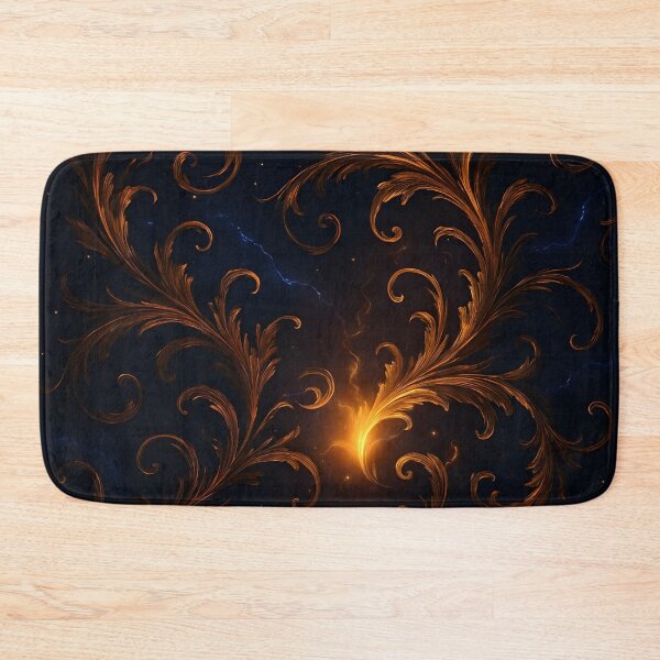 Item preview, Celestial Inferno – Baroque Flames in Space designed and sold by Kaleidoscope Print.