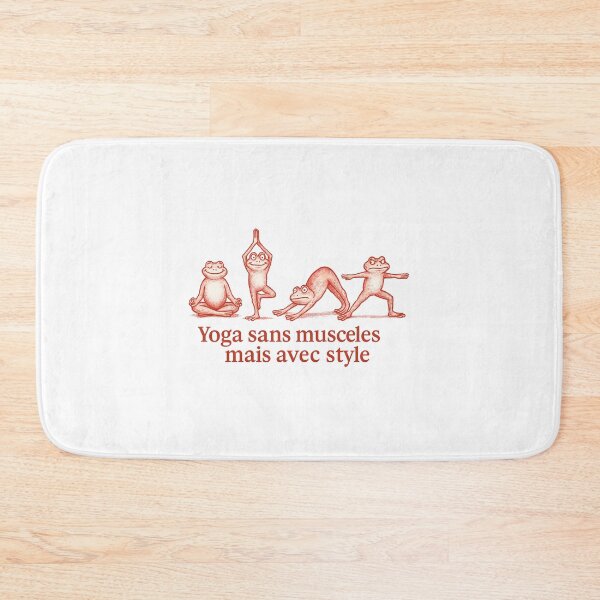 Item preview, Funny Frog Yoga Poses Illustration designed and sold by ATOTI.