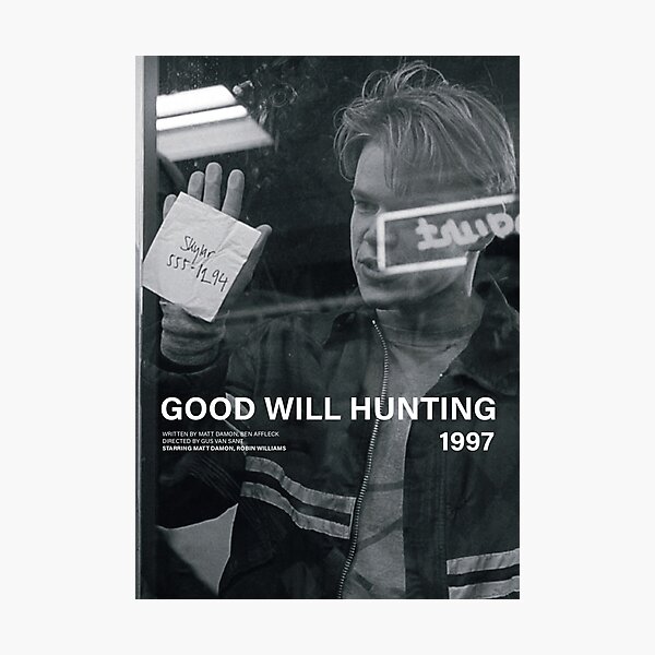 Item preview, GOOD WILL HUNTING // blurred aesthetic movie best poster designed and sold by 33ll.