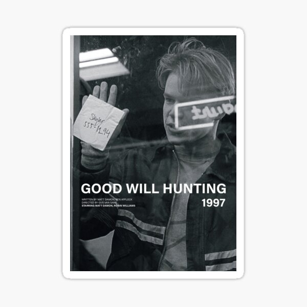Artikel-Vorschau von GOOD WILL HUNTING // verschwommener ästhetischer Film, bestes Poster, designt und verkauft von 33ll.