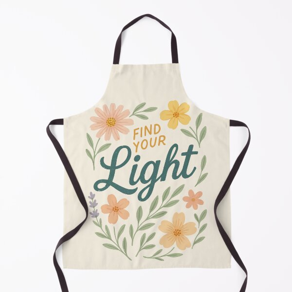 Item preview, Find Your Light – Inspirational Quote – Pastel Floral Hand-Drawn Design designed and sold by gitarus.
