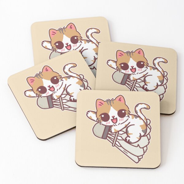 Item preview, Calico Cat Playing Badminton – Cute Shuttlecock Design designed and sold by BGMeYou.