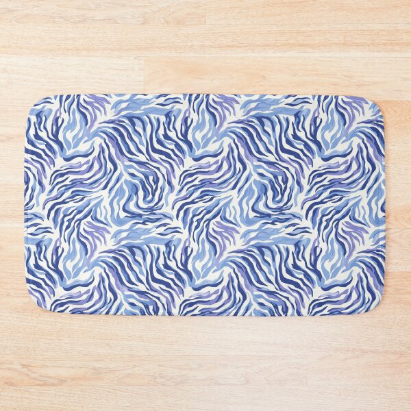 Item preview,  Blue  Abstract Wavy Lines Pattern designed and sold by SylvieVibes.