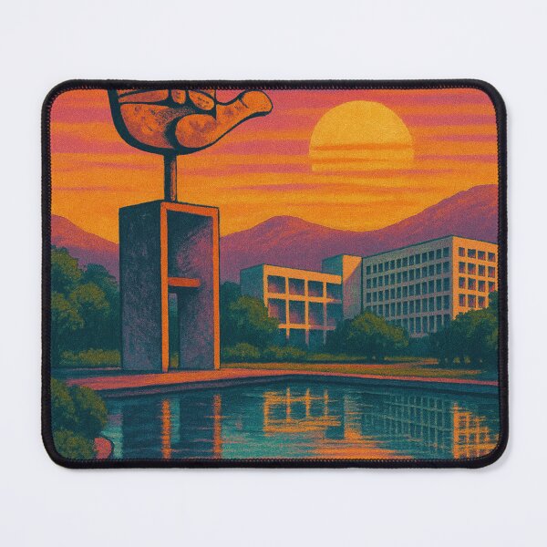 Item preview, Chandigarh Punjab Open Hand Monument Capitol Complex Modern India Landmark designed and sold by Aryabek.