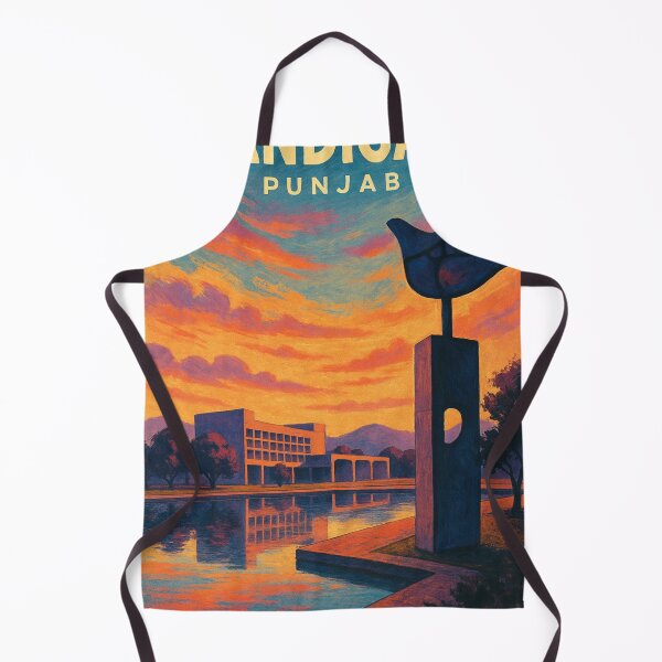 Item preview, Chandigarh Punjab Le Corbusier Landmark Sunset Reflection Urban India View designed and sold by Aryabek.