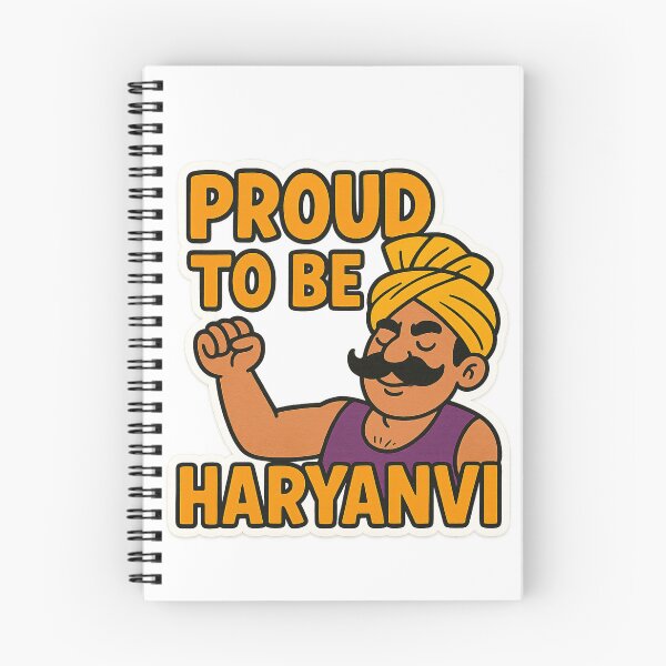 Item preview, Proud to Be Haryanvi Cartoon Character with Turban and Mustache Haryana India designed and sold by Aryabek.