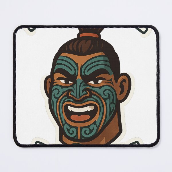 Item preview, Proud to Be Māori Warrior Face Tattoo Indigenous New Zealand Culture Pride designed and sold by Aryabek.