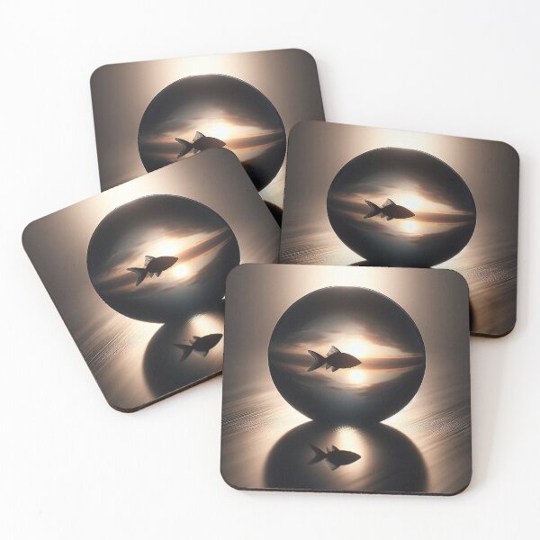 Item preview, Reflective ball with fish designed and sold by Sigtrix.