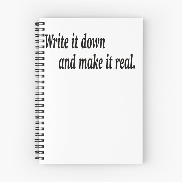 Item preview, Write it down and make it real. designed and sold by fanzen69.