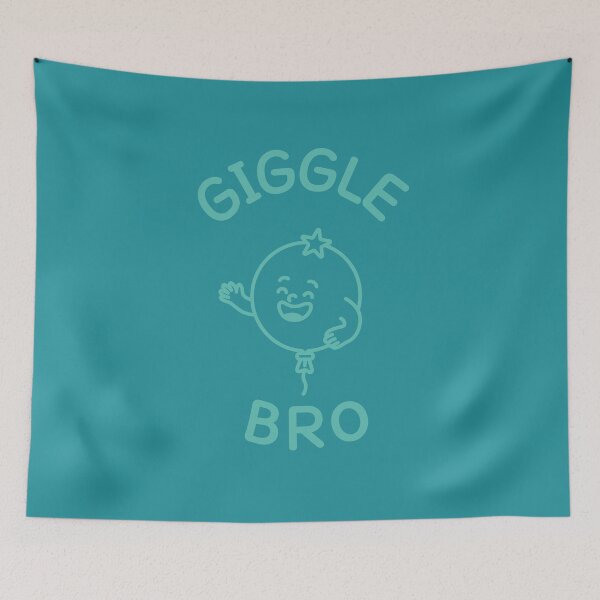 Item preview, Giggle Brother Balloon Character | Funny Cute Cartoon Sibling Design designed and sold by JOOKDesign.