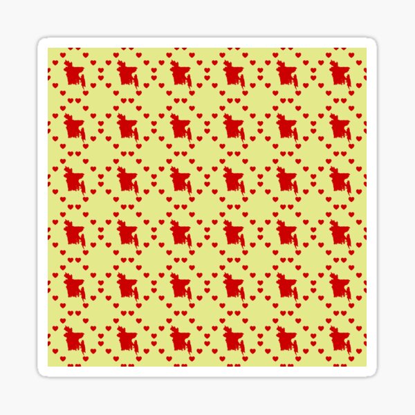 Item preview, Bangladesh Seamless Heart Pattern designed and sold by TheIconSmith.