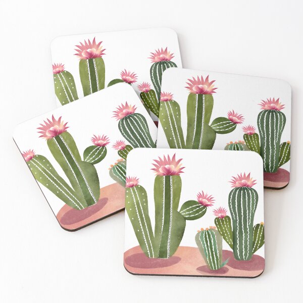 Item preview, Blooming Cactus Illustration designed and sold by Gioia-JJ.