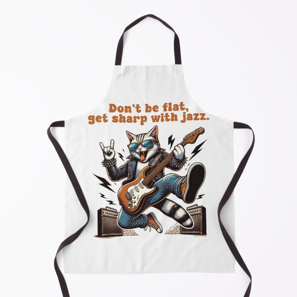 Item preview, Don't Be Flat Get Sharp Jazz Music Pun | Funny Jazz Lover Gift | Musician | Creative Jazz Quote designed and sold by GraphiQTees.