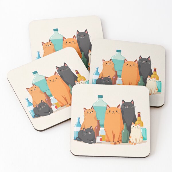 Item preview, "Cat Litter" Trash Kitties Funny Pun Cat Lovers designed and sold by PrintsbyCass.