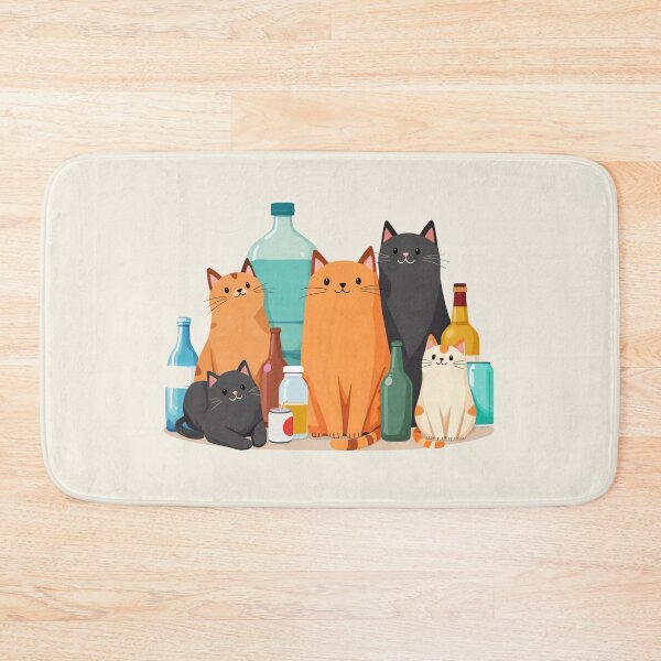 Item preview, "Cat Litter" Trash Kitties Funny Pun Cat Lovers designed and sold by PrintsbyCass.