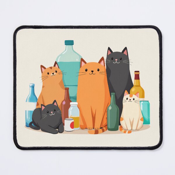Item preview, "Cat Litter" Trash Kitties Funny Pun Cat Lovers designed and sold by PrintsbyCass.