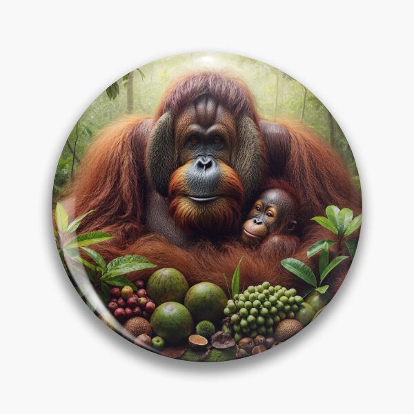 Item preview, Orangutans Who Love Fruits designed and sold by m-y-A-I-A-R-T-.