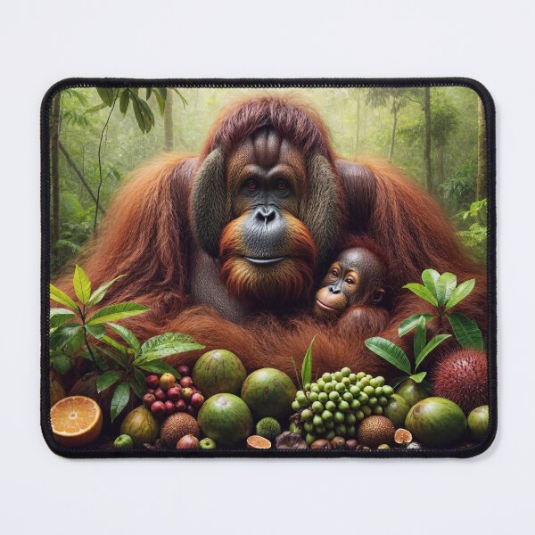 Item preview, Orangutans Who Love Fruits designed and sold by m-y-A-I-A-R-T-.
