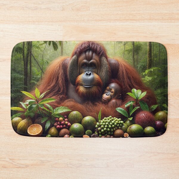 Item preview, Orangutans Who Love Fruits designed and sold by m-y-A-I-A-R-T-.
