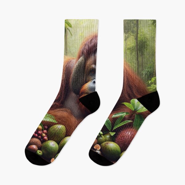 Item preview, Orangutans Who Love Fruits designed and sold by M-Y-A-R-T-.