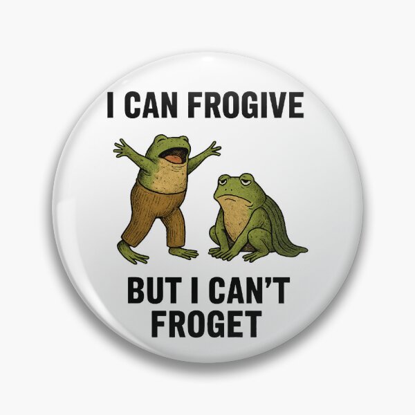Item preview, I Can Frogive But I Can't Froget – Funny Frog Pun  designed and sold by The Junto Shop.