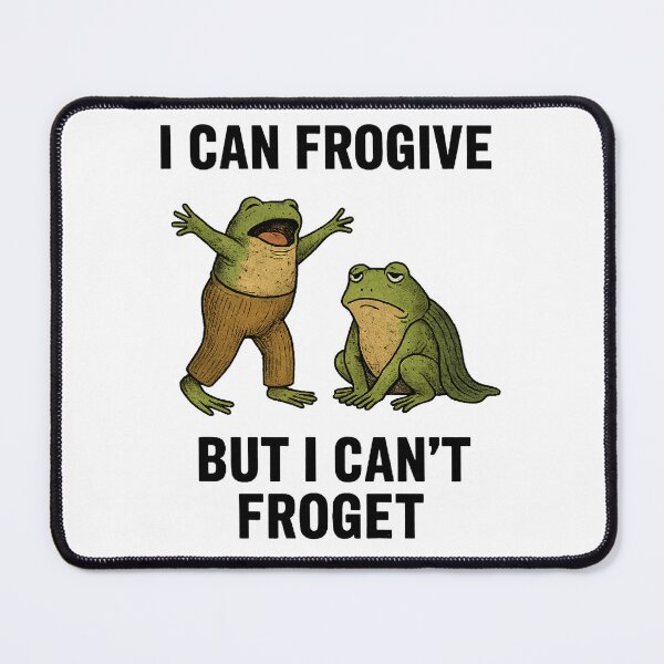 Item preview, I Can Frogive But I Can't Froget – Funny Frog Pun designed and sold by The Junto Shop.