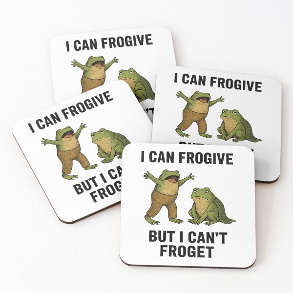 Item preview, I Can Frogive But I Can't Froget – Funny Frog Pun  designed and sold by The Junto Shop.