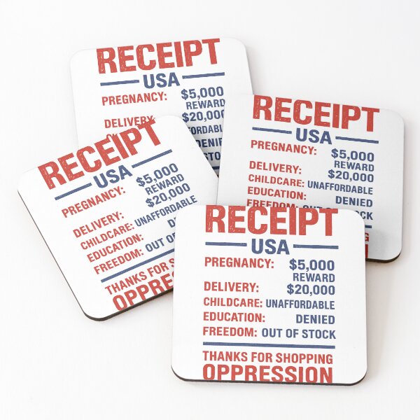 Item preview, Oppression Receipt Women's Rights designed and sold by CSfotografia.