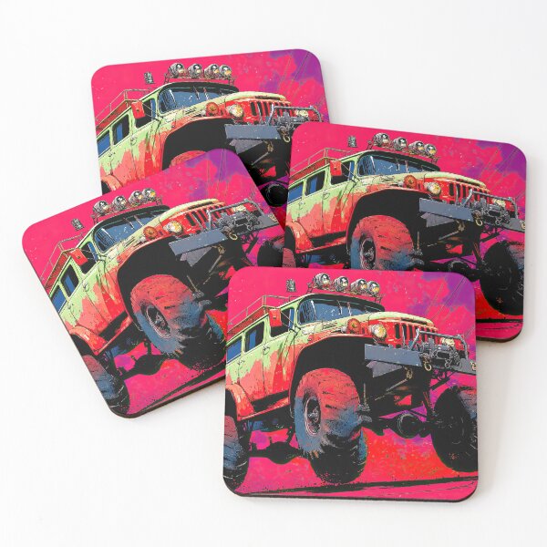 Item preview, Monster Trucks Roaring Through Wild Muddy Landscapes designed and sold by Piotrek0001.