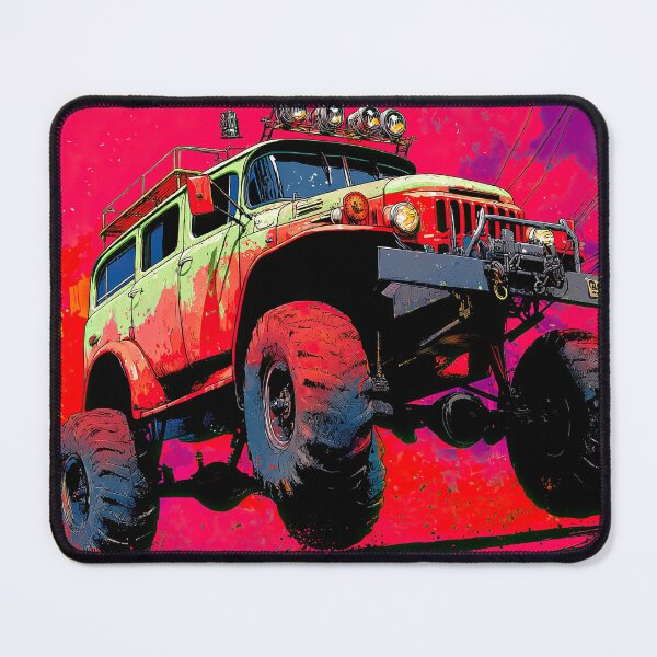 Item preview, Monster Trucks Roaring Through Wild Muddy Landscapes designed and sold by Piotrek0001.
