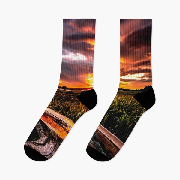 Item preview, Dramatic Sunset Over Countryside designed and sold by Exodoi.