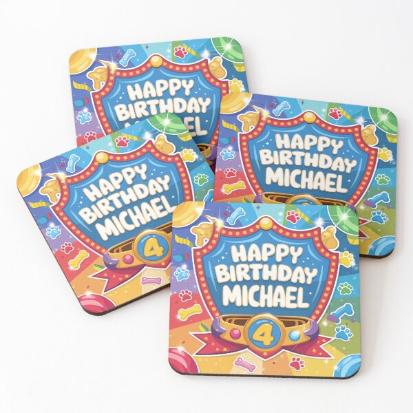 Item preview, Michael’s 4th Birthday designed and sold by whatifsticks.
