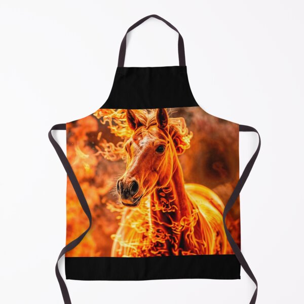 Item preview, Fiery Stallion in Flames designed and sold by EchoOfSilence.