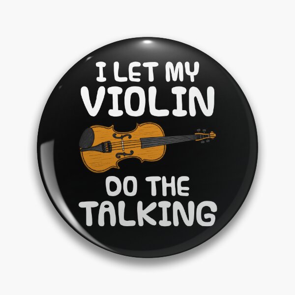 Item preview, I Let My Violin Do The Talking, Violinist Introvert Funny designed and sold by doodlerob.