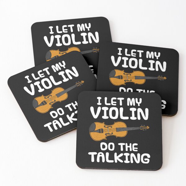 Item preview, I Let My Violin Do The Talking, Violinist Introvert Funny designed and sold by doodlerob.