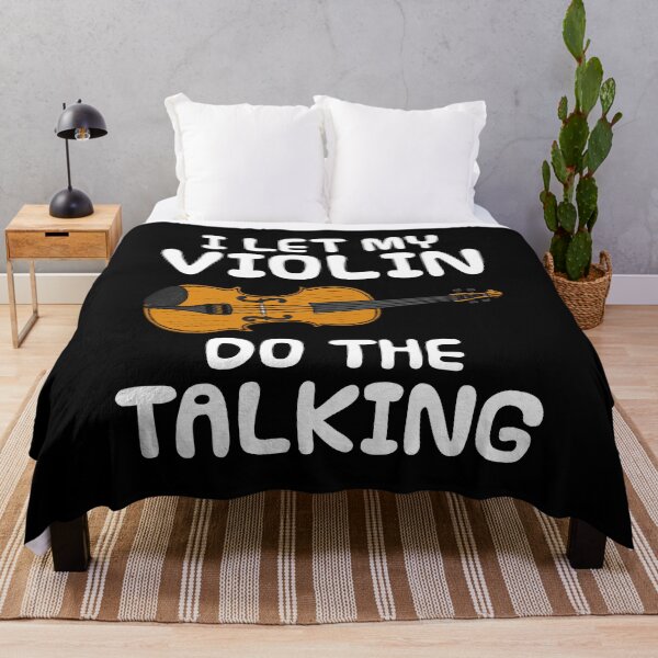 Item preview, I Let My Violin Do The Talking, Violinist Introvert Funny designed and sold by doodlerob.