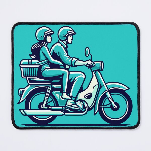 Item preview, "Ride of Freedom – Summer Adventure on Two Wheels" designed and sold by MindfluxStudio.