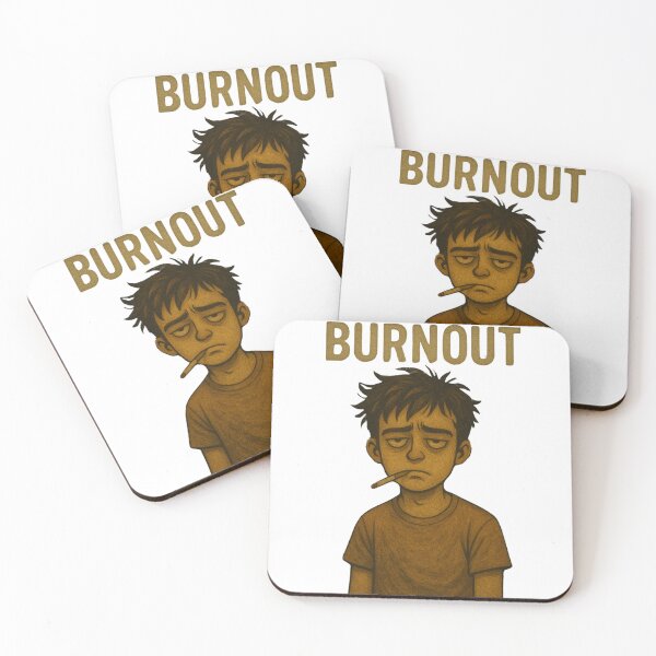 Item preview, Burnout Chronicles: A Visual Tale of Exhaustion designed and sold by Thogan0416.
