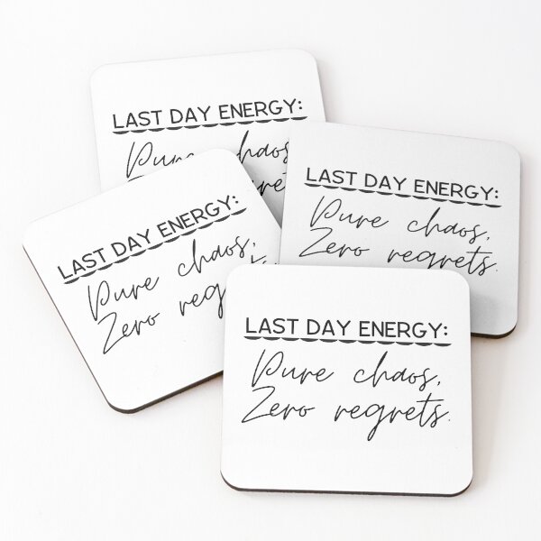 Item preview, Last Day Energy: Pure Chaos, Zero Regrets designed and sold by Digital Teaching 101.