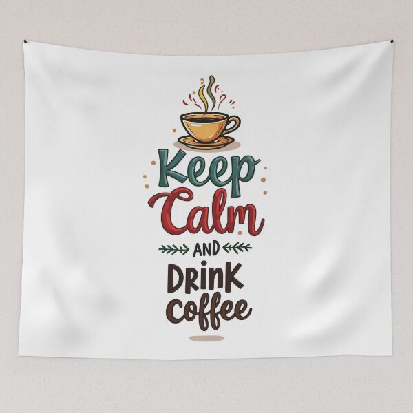 Item preview, Keep Calm and Drink Coffee designed and sold by psychcyberpunk.