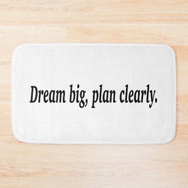 Item preview, Dream big, plan clearly. designed and sold by fanzen69.