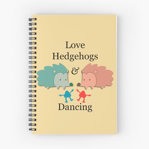 Item preview, Love Hedgehogs and Dancing designed and sold by MFellArt Creations.