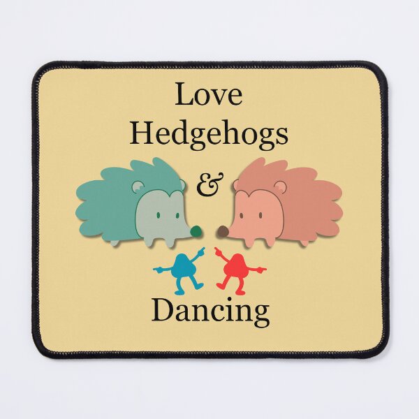 Item preview, Love Hedgehogs and Dancing designed and sold by MFellArt Creations.