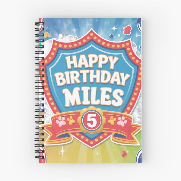 Item preview, Miles’s 5th Birthday designed and sold by whatifsticks.
