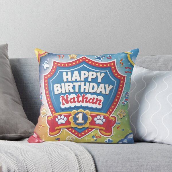 Item preview, Nathan’s 1st Birthday designed and sold by whatifsticks.