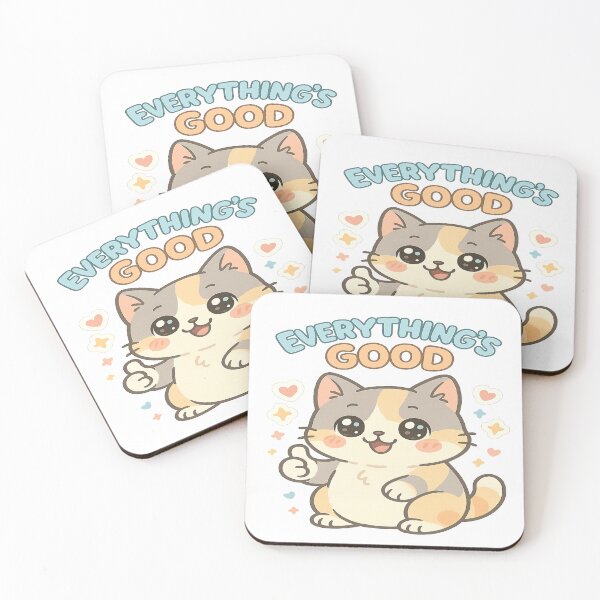 Item preview, Everything’s Good Cat  designed and sold by artist-for-you.