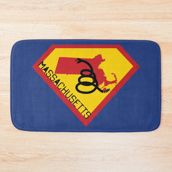 Item preview, MASSACHUSITE BAY STATER SHIELD - Freedom Is The Superpower - Modern Gadsden Snake Flag - Dont Tread On Me SUPERHERO MASSACHUSETTS spellout design designed and sold by pelagio.