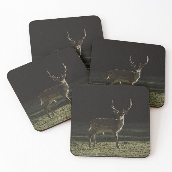 Item preview, Elegant fallow deer on a sunny clearing designed and sold by Dunadagra.